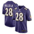 Trayvon Mullen Jr. Baltimore Ravens Team Game Jersey - ?Purple