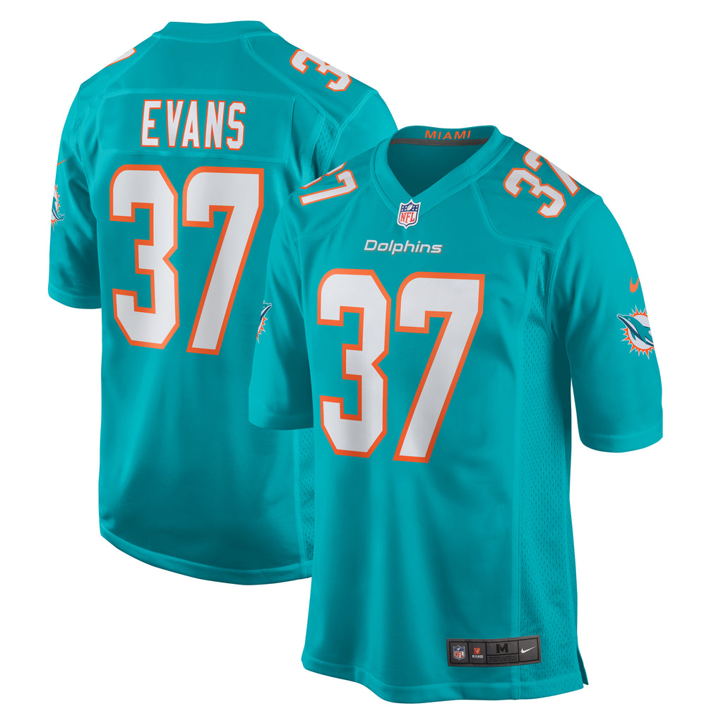 Darrynton Evans Miami Dolphins Team Game Jersey - ?Aqua