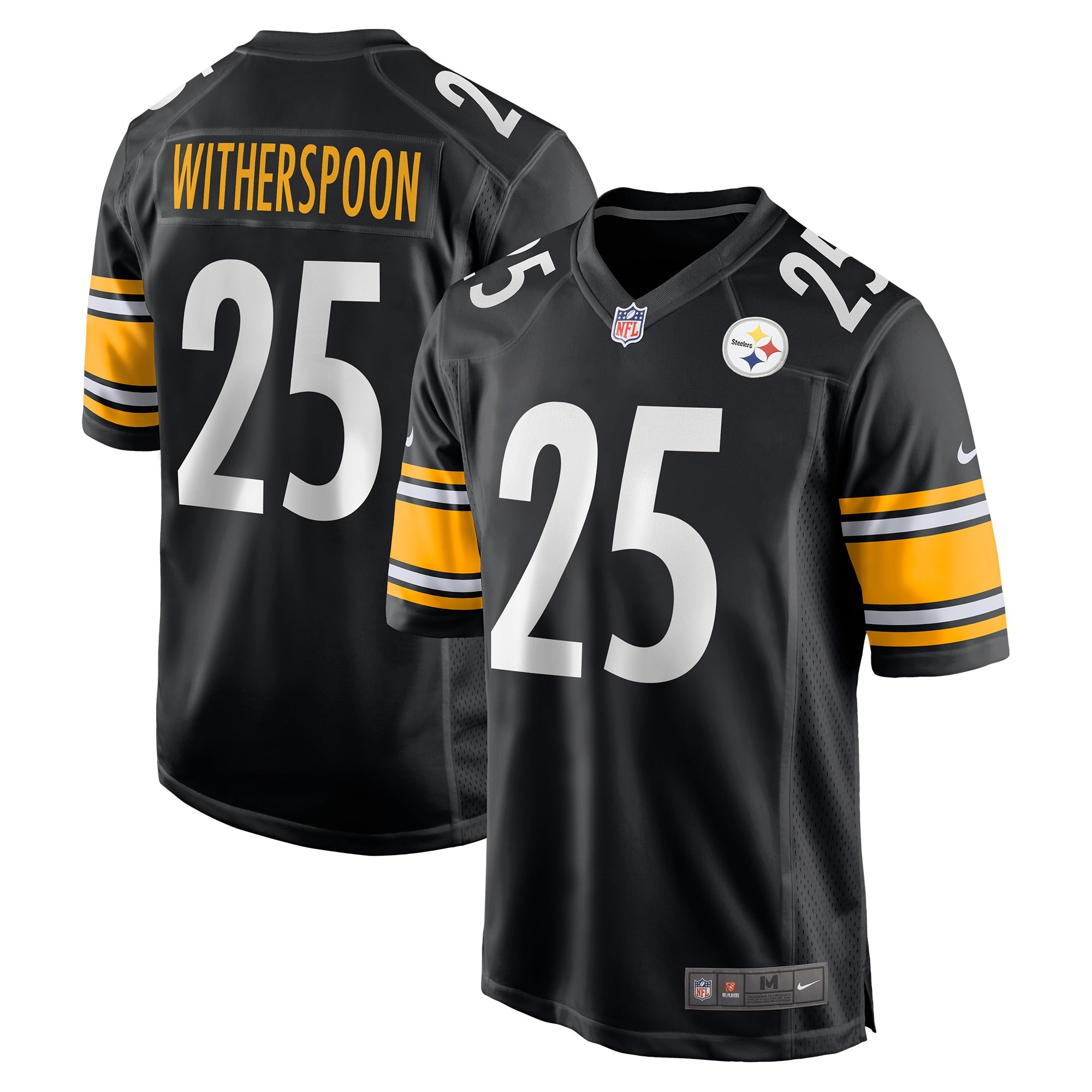 Ahkello Witherspoon Pittsburgh Steelers Game Jersey - Black