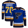 Oskar Sundqvist St. Louis Blues Home Authentic Pro Jersey - Royal