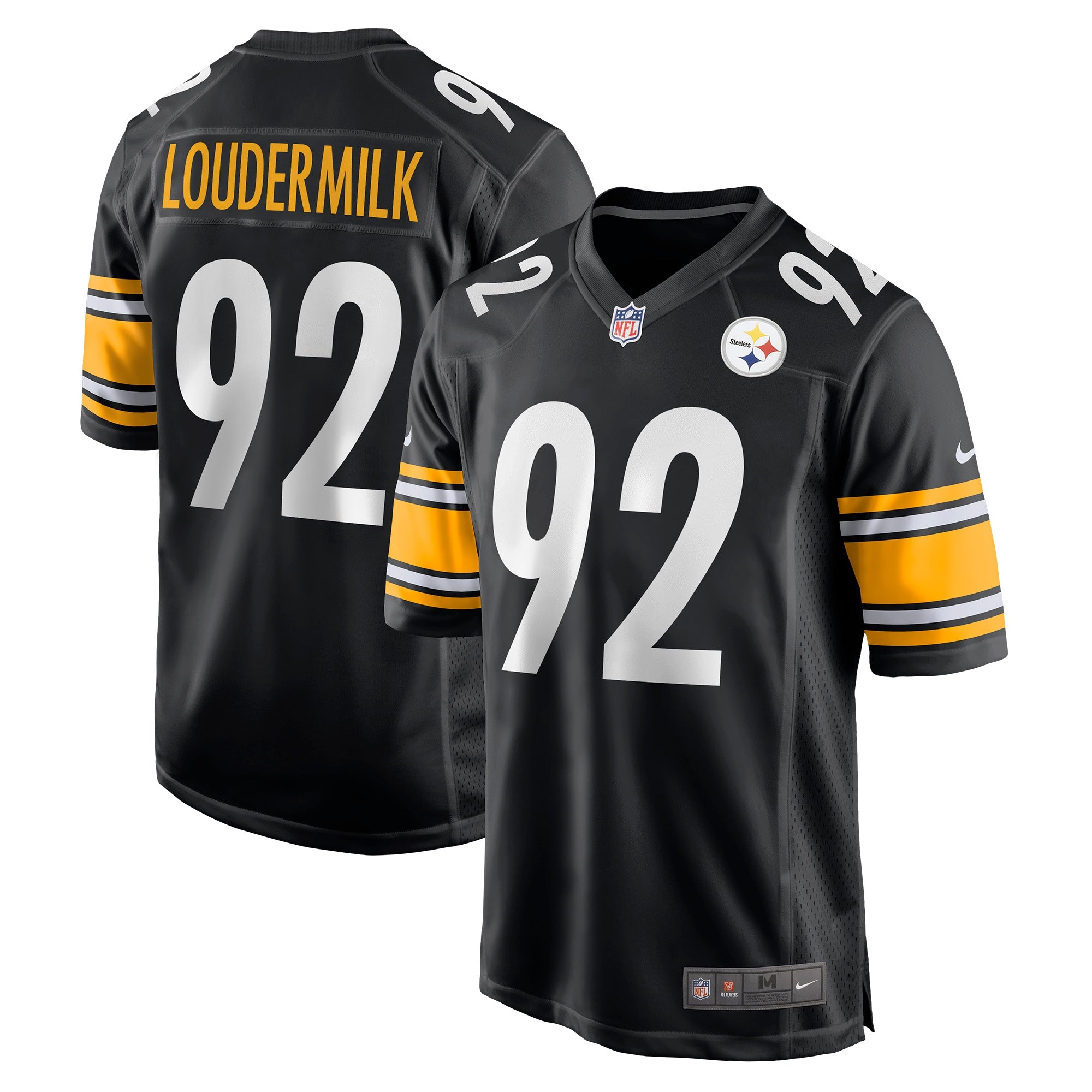 Isaiahh Loudermilk Pittsburgh Steelers Game Jersey - Black