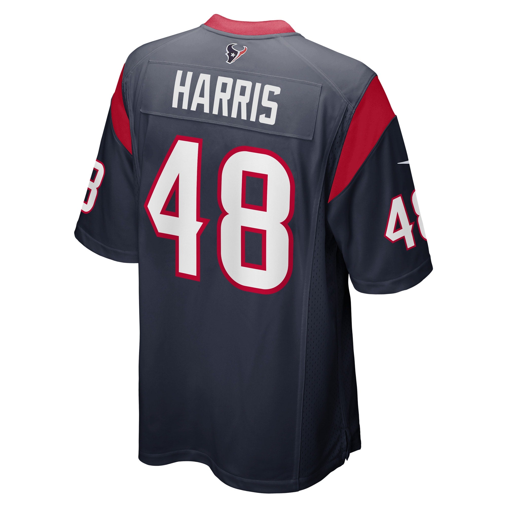 Christian Harris Houston Texans Game Player Jersey - Navy
