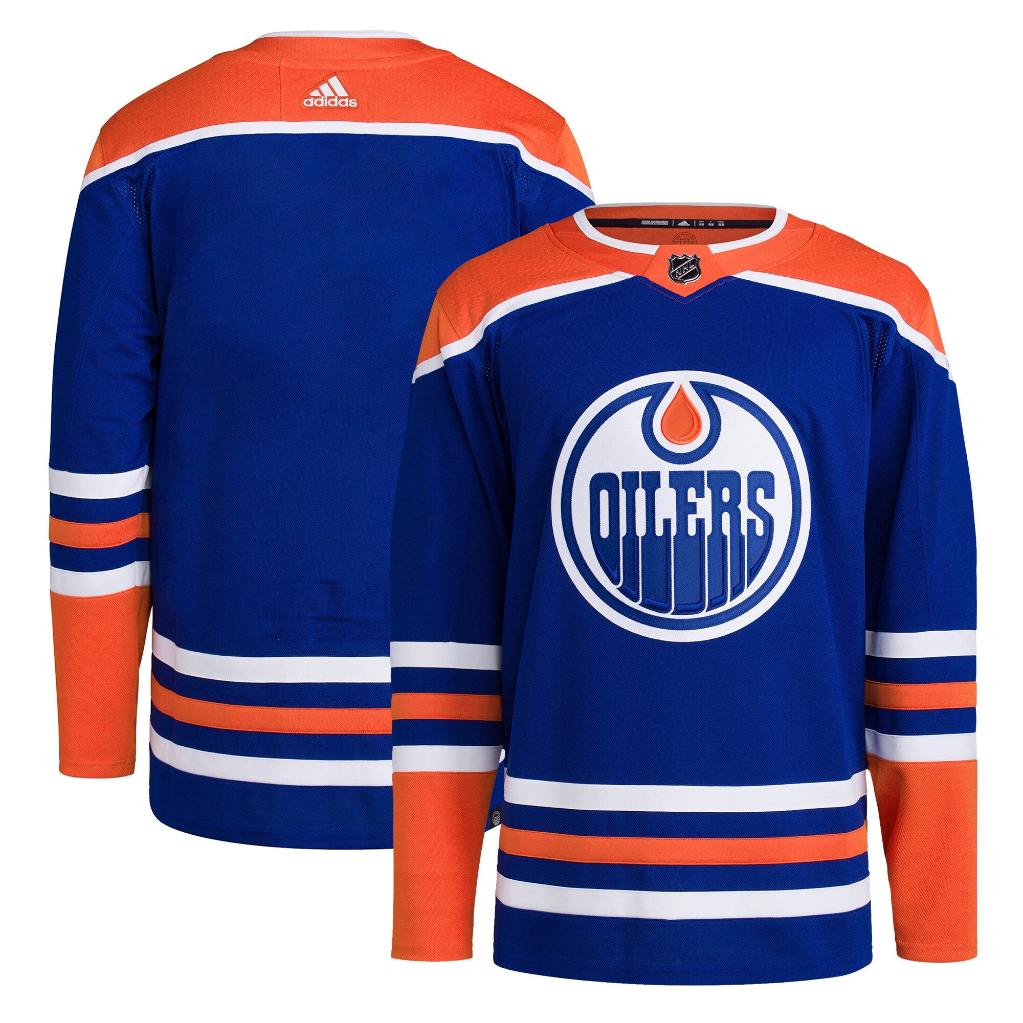 Edmonton Oilers Home Primegreen Authentic Pro Blank Jersey - Royal