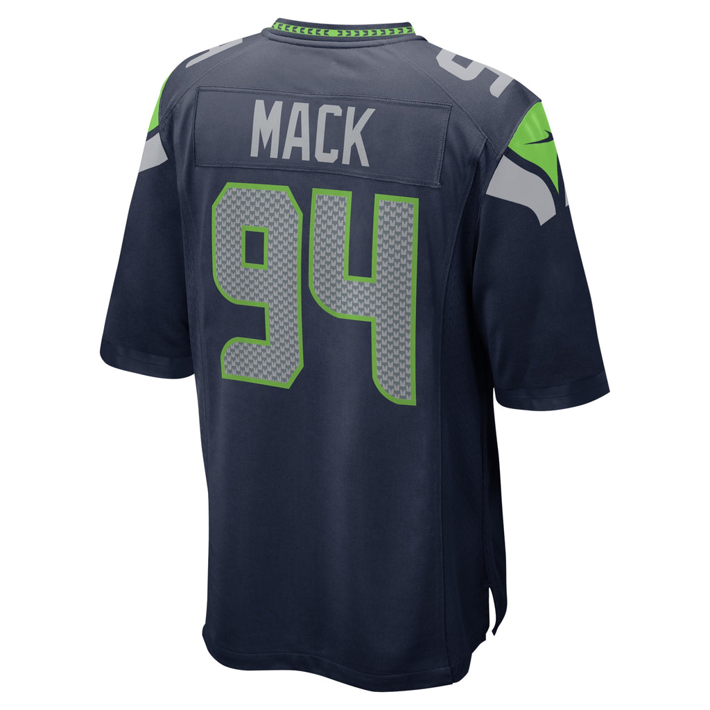 Isaiah Mack Seattle Seahawks Home Game Player Jersey - College Navy
