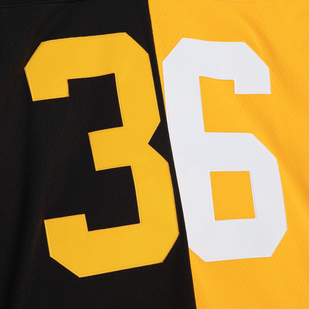 Jerome Bettis Pittsburgh Steelers Mitchell & Ness 1996 Split Legacy Replica Jersey - Black/Gold