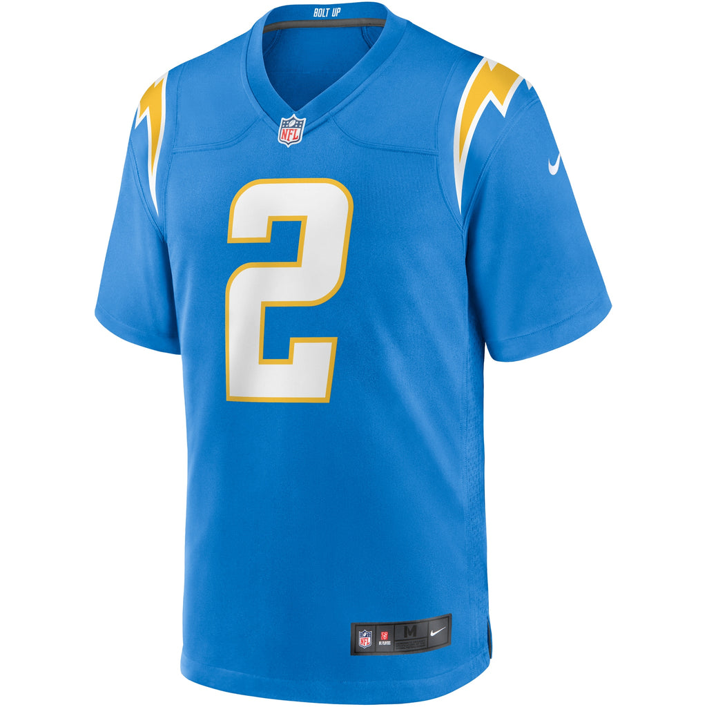 Easton Stick Los Angeles Chargers Game Jersey - Powder Blue