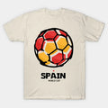 Spain Football Country Flag T-Shirt