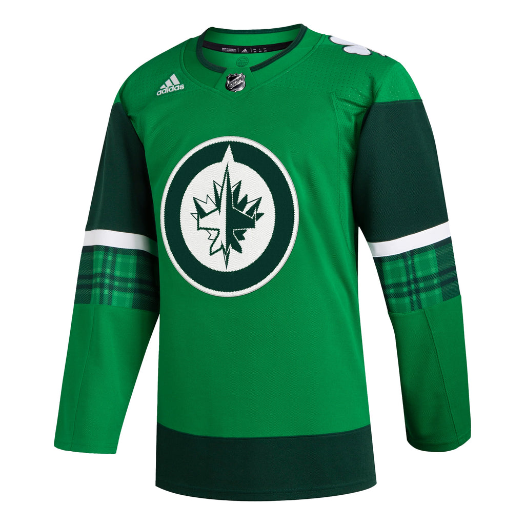 Winnipeg Jets 2023 St. Patrick's Day Primegreen Authentic Jersey - Kelly Green