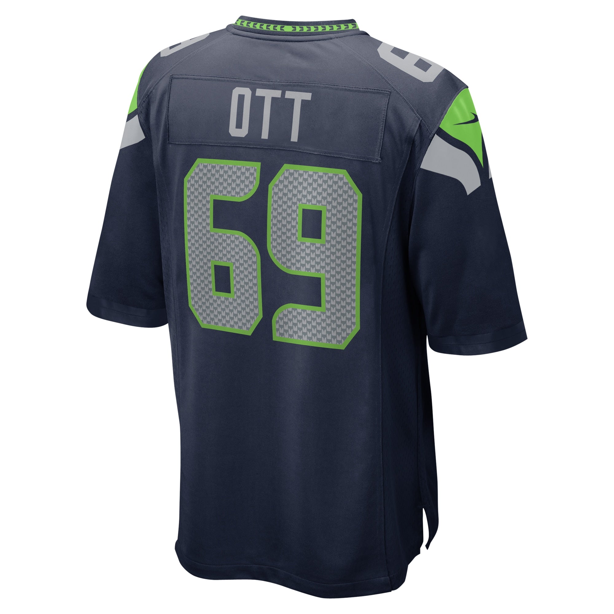 Tyler Ott Seattle Seahawks Game Jersey - College Navy