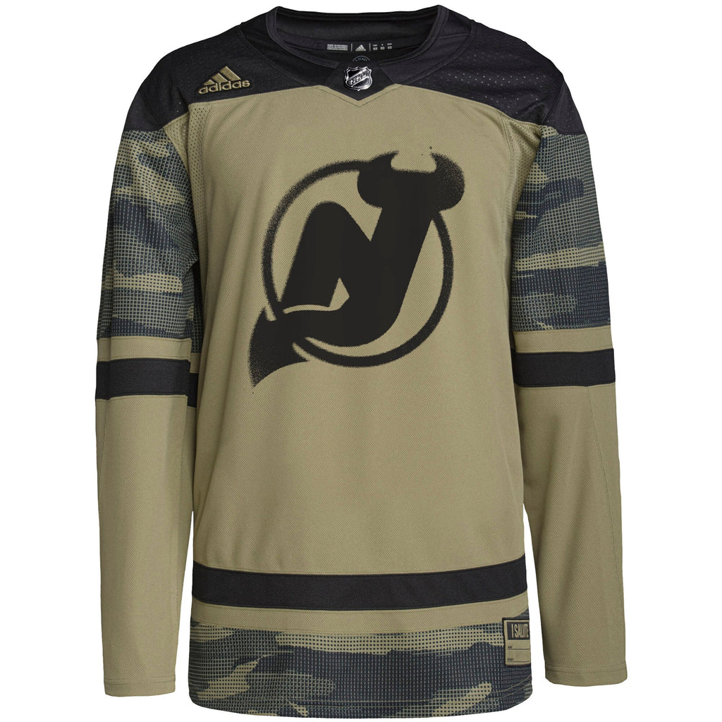 New Jersey Devils Military Appreciation Team Authentic Practice Jersey - Camo