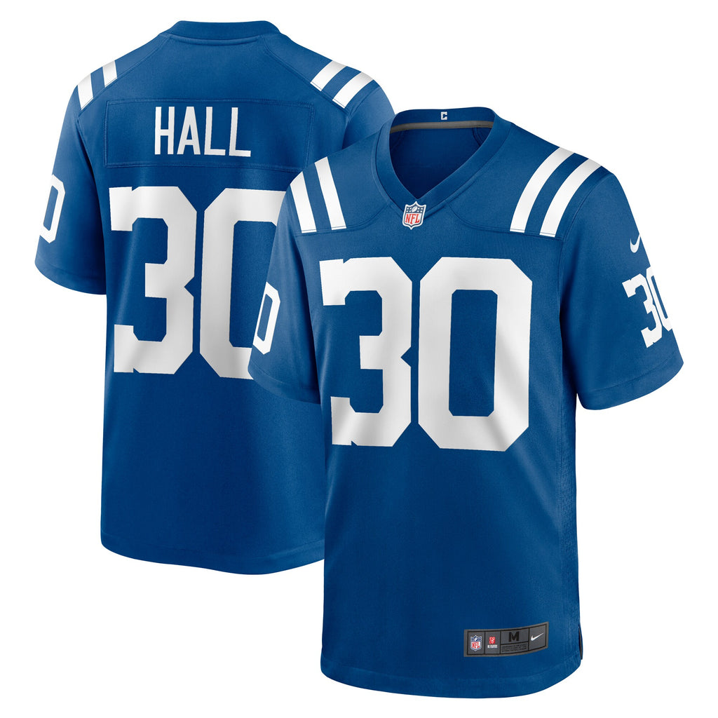 Darren Hall Indianapolis Colts Team Game Jersey - ?Royal