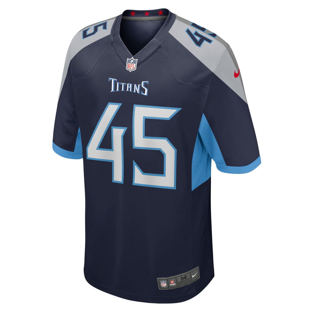 Kyron Brown Tennessee Titans Home Game Player Jersey - Navy