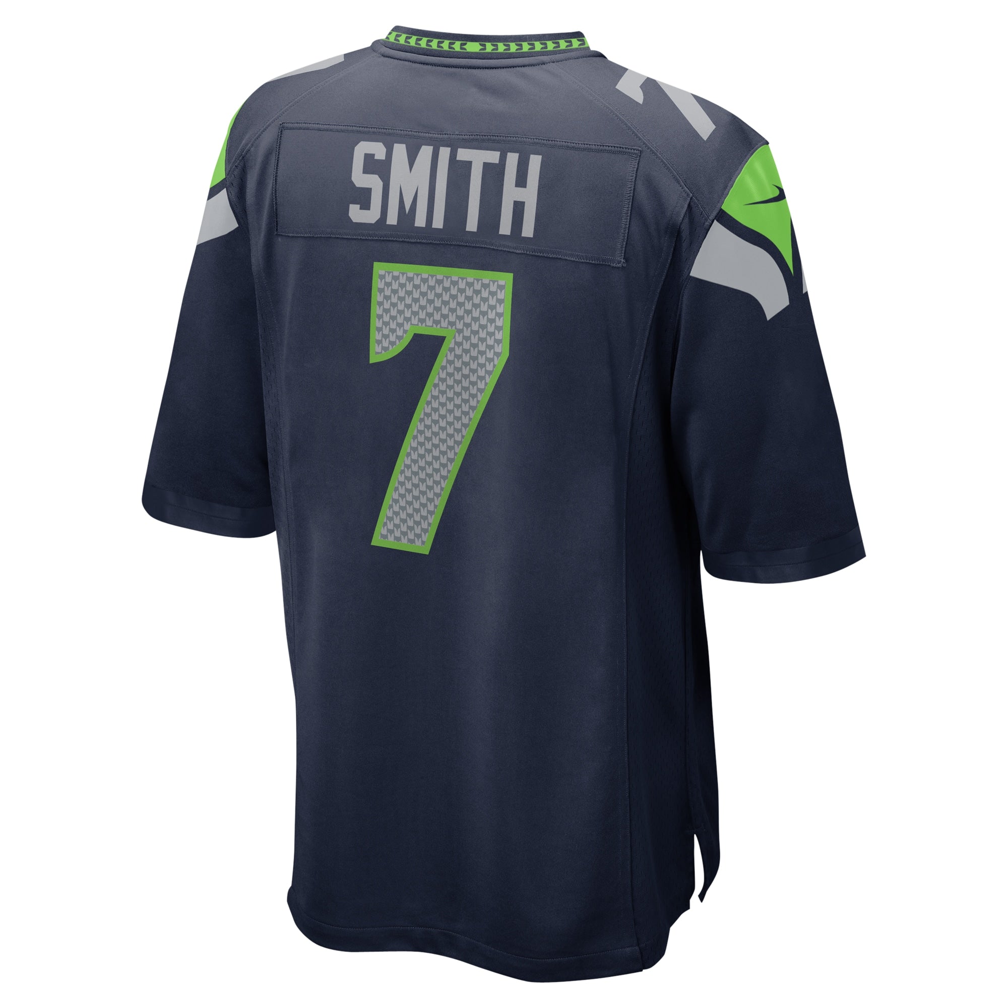 Geno Smith Seattle Seahawks Game Jersey - College Navy