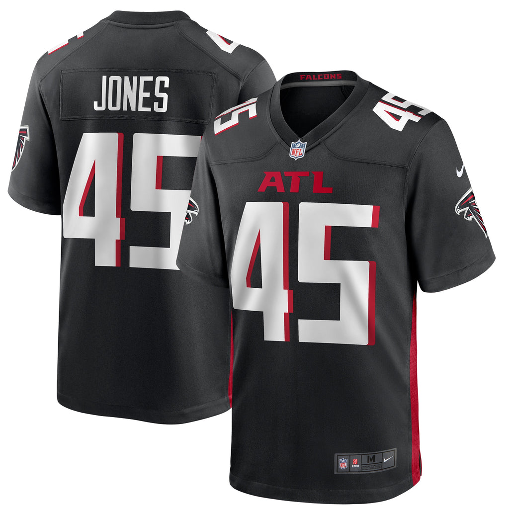 Deion Jones Atlanta Falcons Game Player Jersey - Black
