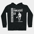 John Havlicek || White Retro Hoodie