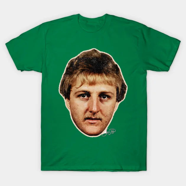 Larry Bird Big Face T-Shirt