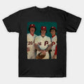Mike Schmidt, Pete Rose, And Larry Bowa In Philadelphia Phillies T-Shirt