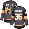 Logan Thompson Vegas Golden Knights Alternate Authentic Jersey - Gray