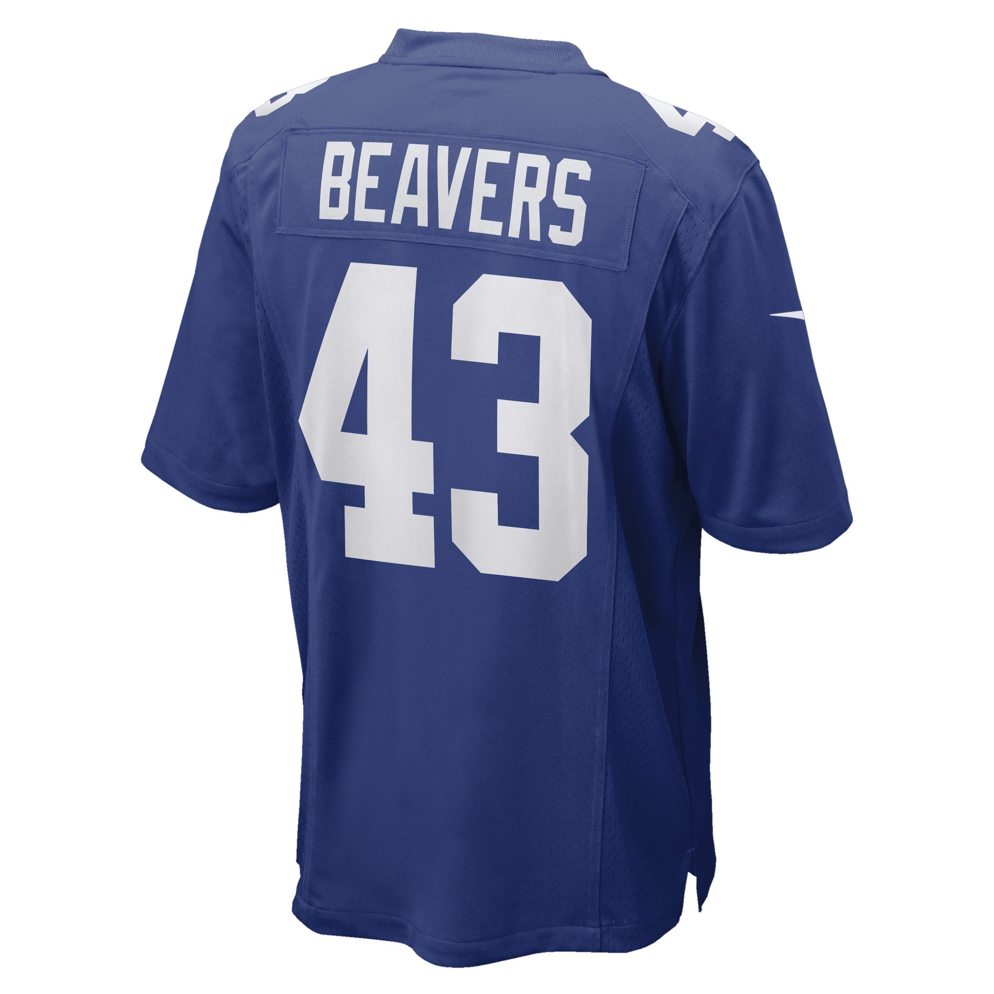Darrian Beavers New York Giants Game Player Jersey - Royal