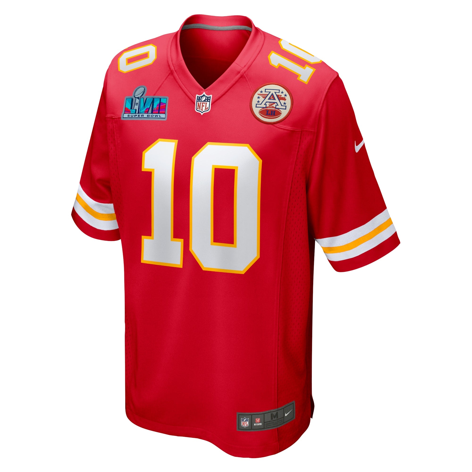 Isiah Pacheco Kansas City Chiefs Super Bowl LVII Patch Game Jersey - Red