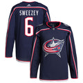 Billy Sweezey Columbus Blue Jackets Home Primegreen Authentic Pro Jersey - Navy
