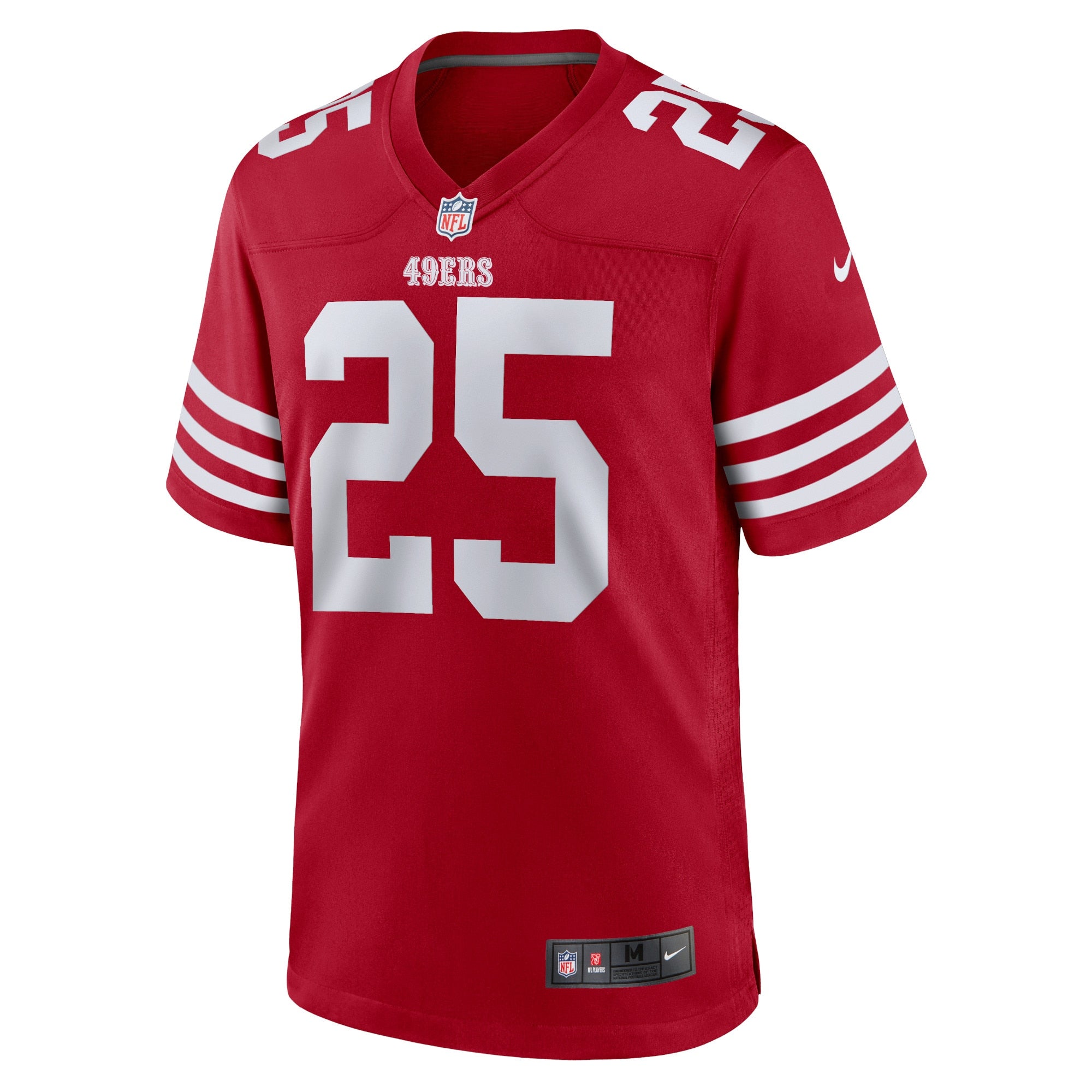 Elijah Mitchell San Francisco 49ers Team Player Game Jersey - Scarlet