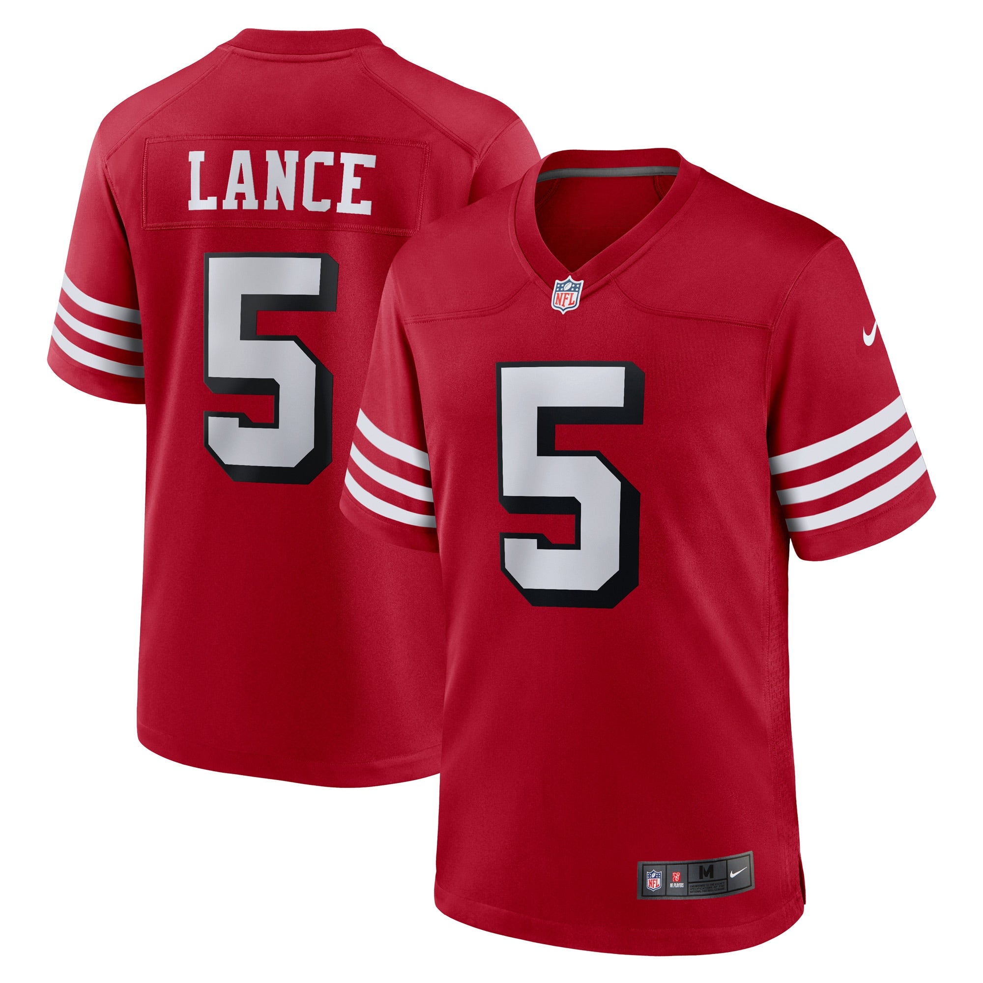 Trey Lance San Francisco 49ers Alternate Game Player Jersey - Scarlet