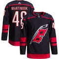 Jordan Martinook Carolina Hurricanes Alternate Primegreen Authentic Pro Jersey - Black
