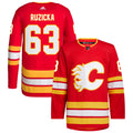 Adam Ruzicka Calgary Flames 2020/21 Home Primegreen Authentic Pro Jersey - Red