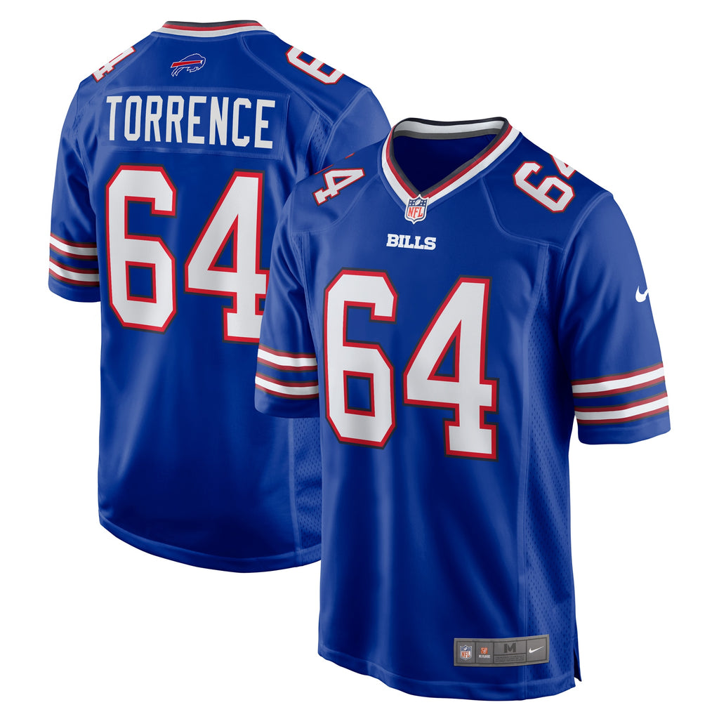 O'Cyrus Torrence Buffalo Bills Home Game Jersey - Royal
