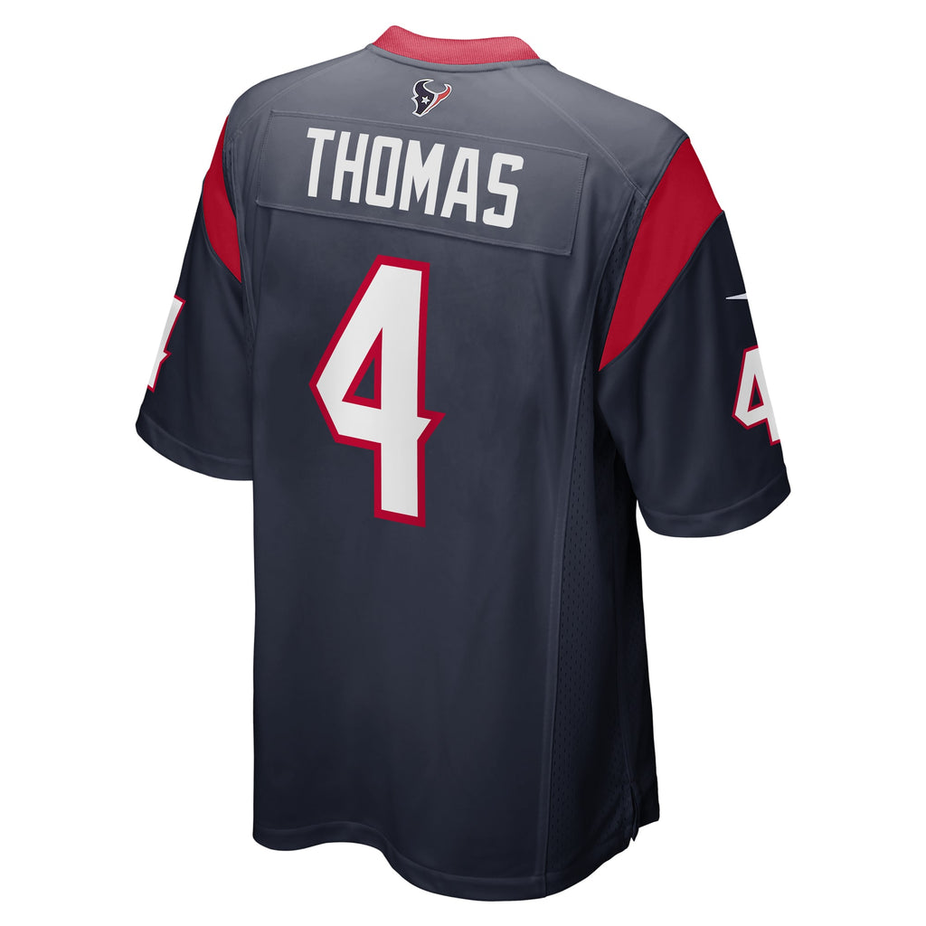 Tavierre Thomas Houston Texans Team Game Jersey - ?Navy