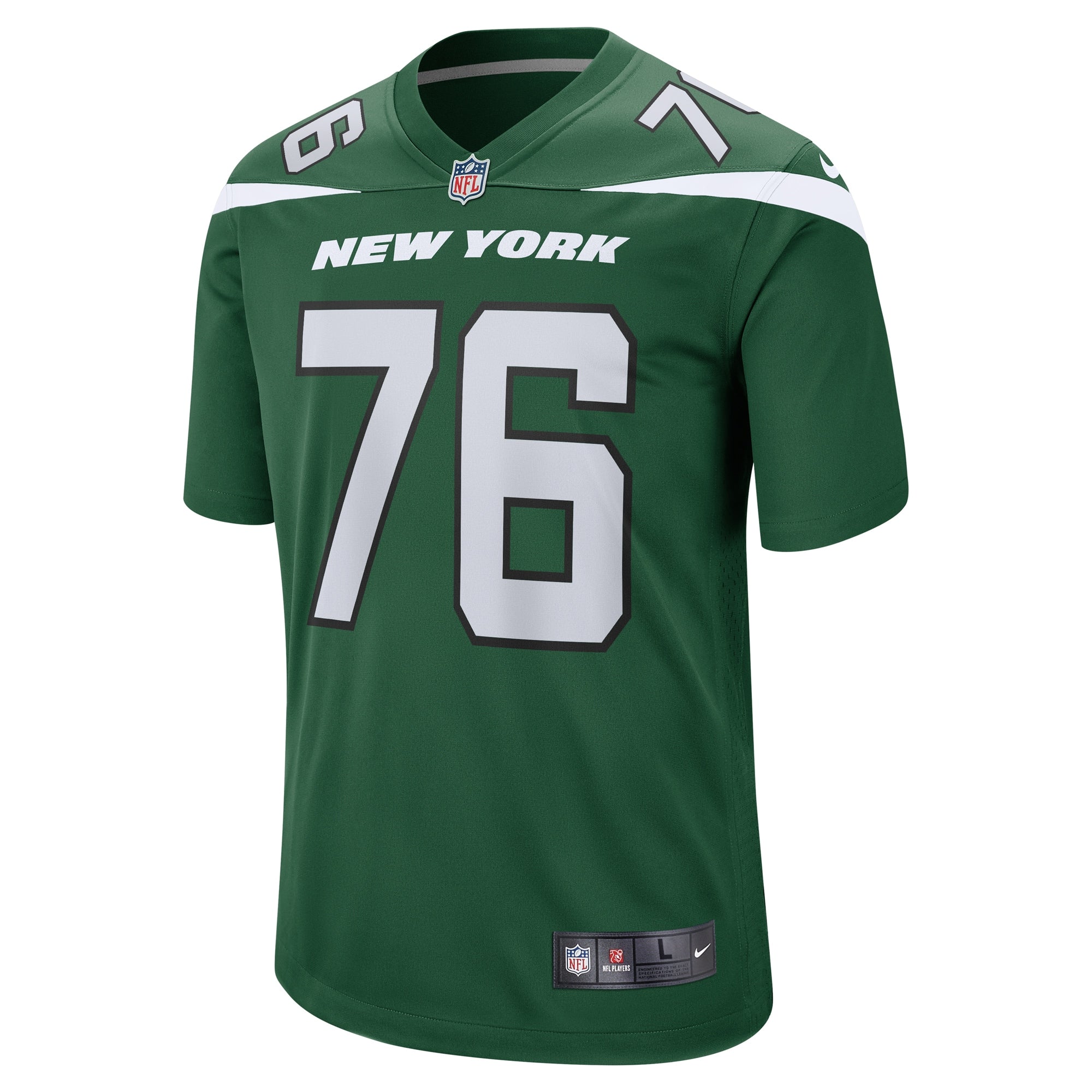 George Fant New York Jets Game Jersey - Gotham Green