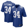 Sandro Platzgummer New York Giants Game Player Jersey - Royal