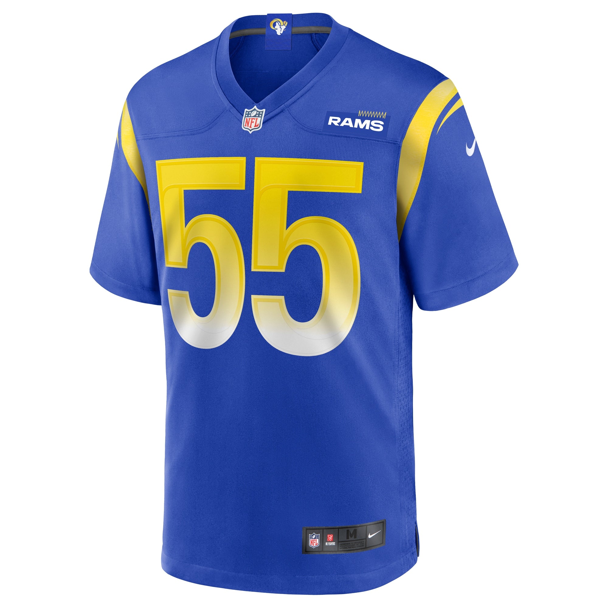 Brian Allen Los Angeles Rams Game Jersey - Royal