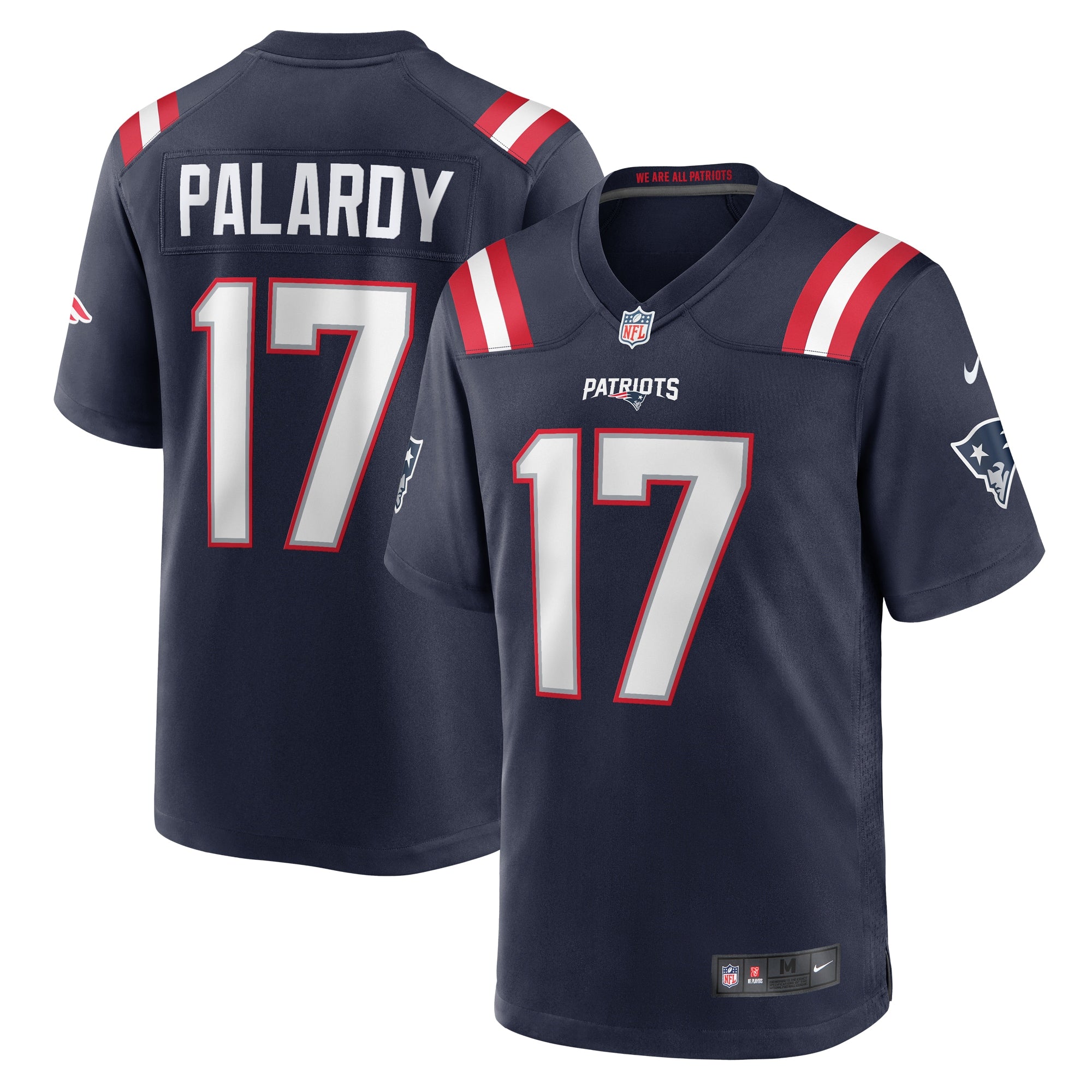 Michael Palardy New England Patriots Home Game Player Jersey - Navy