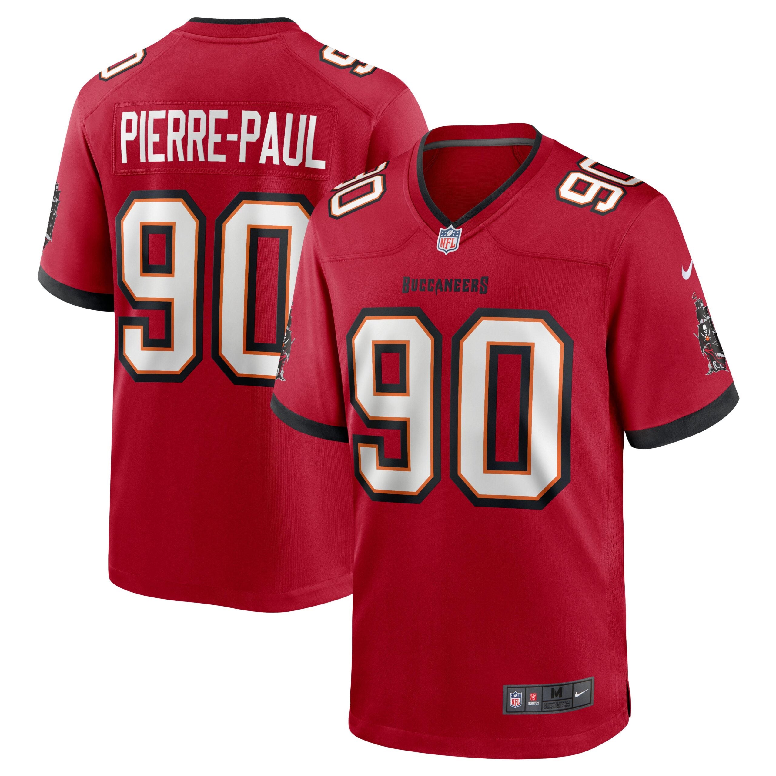 Jason Pierre-Paul Tampa Bay Buccaneers Game Jersey - Red