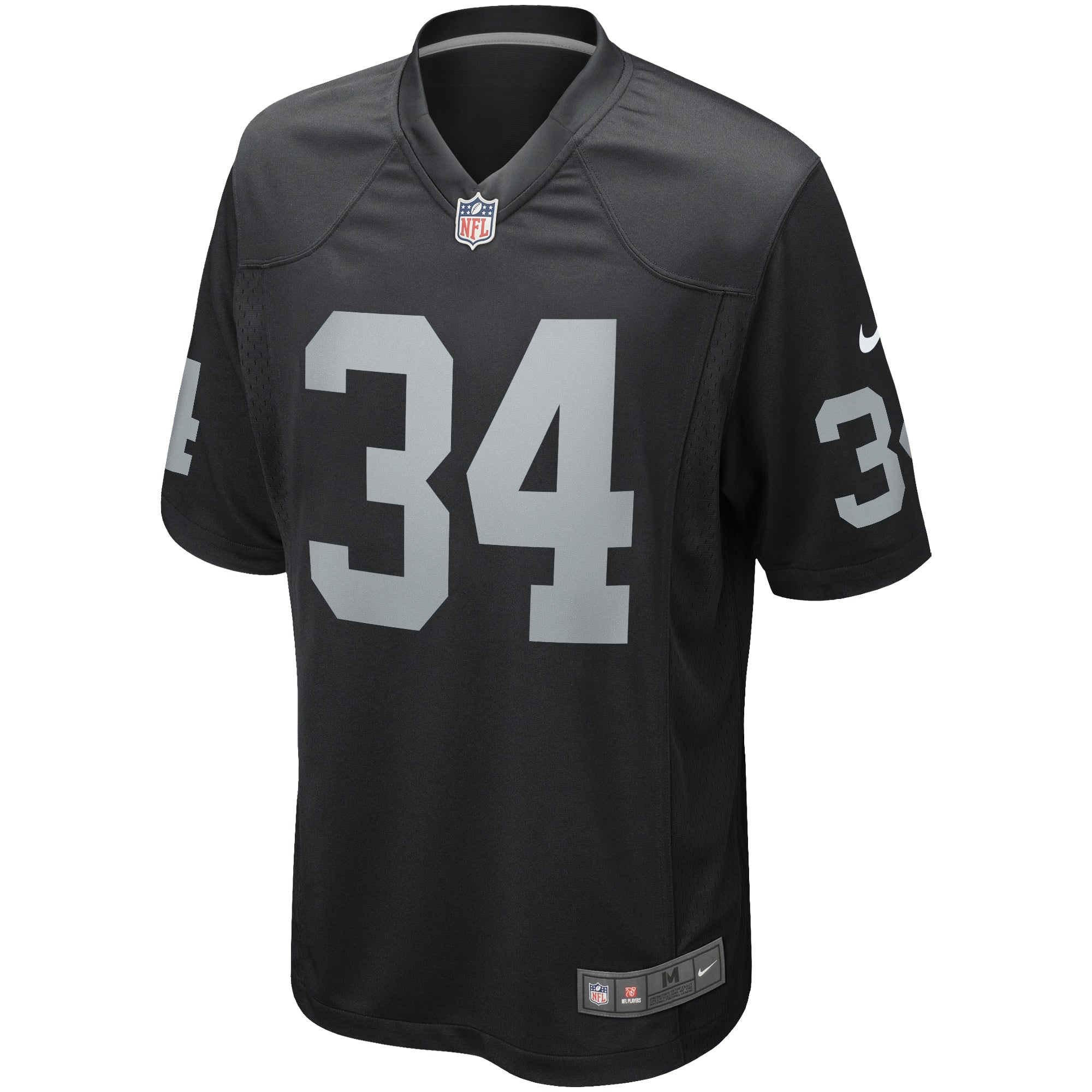 Bo Jackson Las Vegas Raiders Game Retired Player Jersey - Black