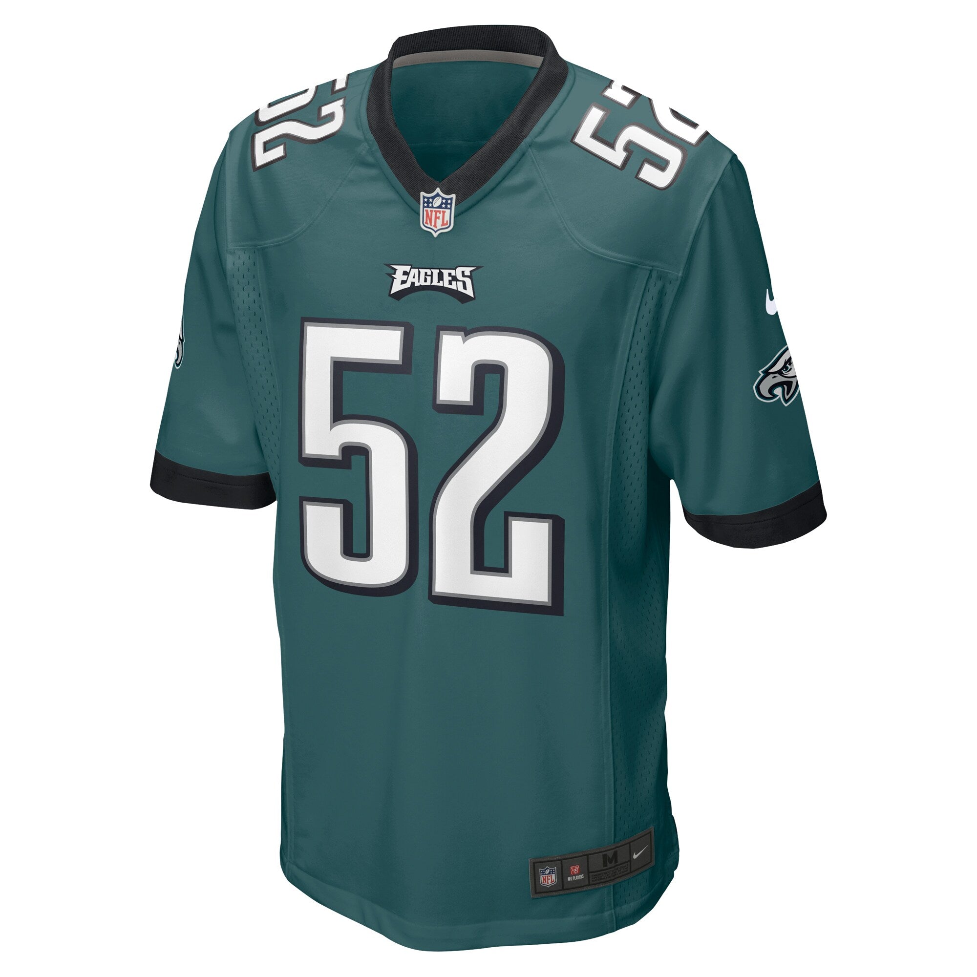 Zach Cunningham Philadelphia Eagles Team Game Jersey - Midnight Green