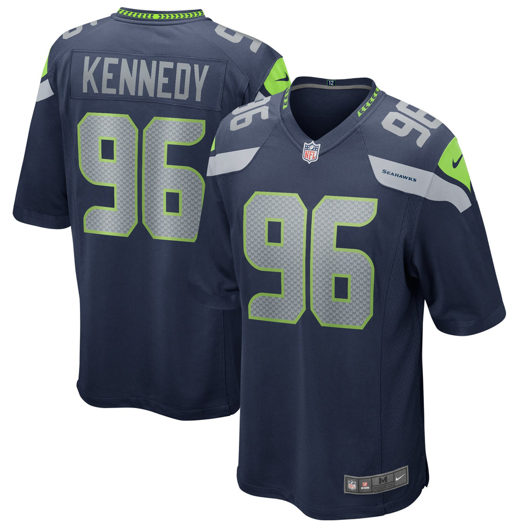 Cortez Kennedy Seattle Seahawks Game Retired Player Jersey - College Navy