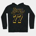 Luka Doncic Lakers Jersey Black (Front/Back Print) Hoodie