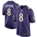 Men's Baltimore Ravens Lamar Jackson Game Player Jersey Purple