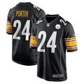 Joey Porter Jr. Pittsburgh Steelers 2023 NFL Draft Pick Game Jersey - Black