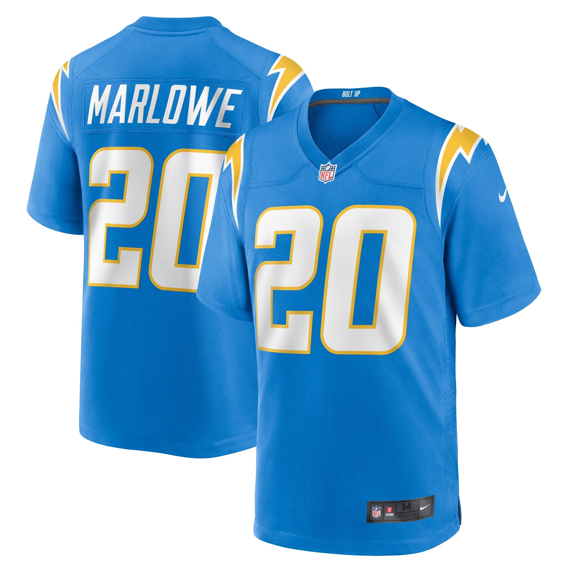 Dean Marlowe Los Angeles Chargers Team Game Jersey - ?Powder Blue