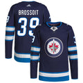 Laurent Brossoit Winnipeg Jets Home Authentic Pro Jersey - Navy