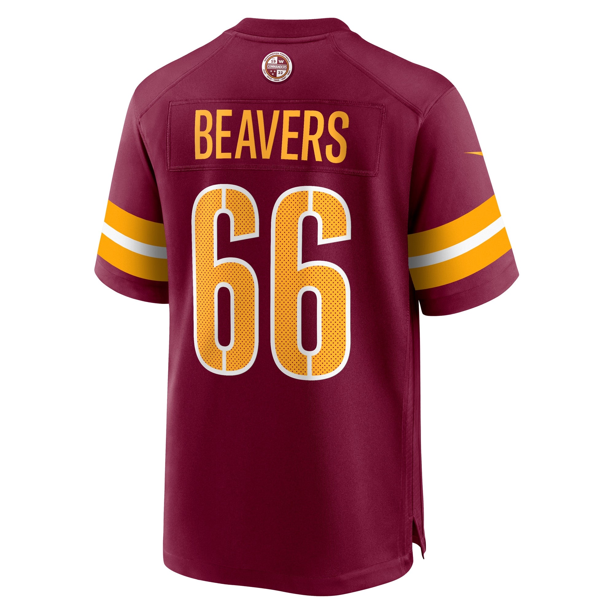 Willie Beavers Washington Commanders Game Player Jersey - Burgundy