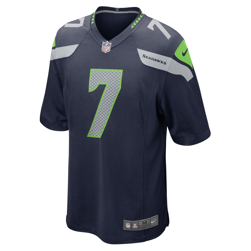 Geno Smith Seattle Seahawks Game Jersey - College Navy