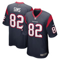 Steven Sims Houston Texans Game Jersey - Navy