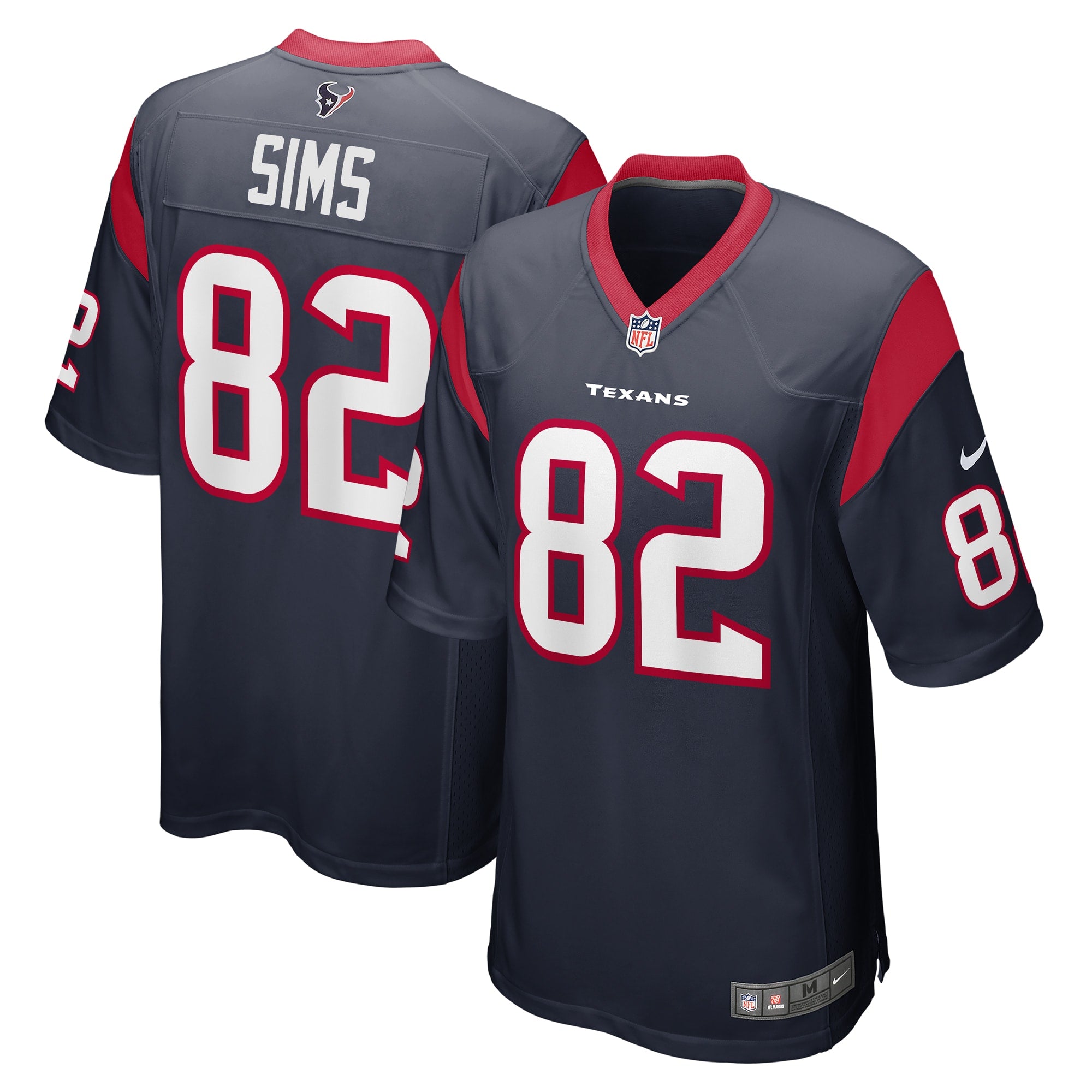 Steven Sims Houston Texans Game Jersey - Navy