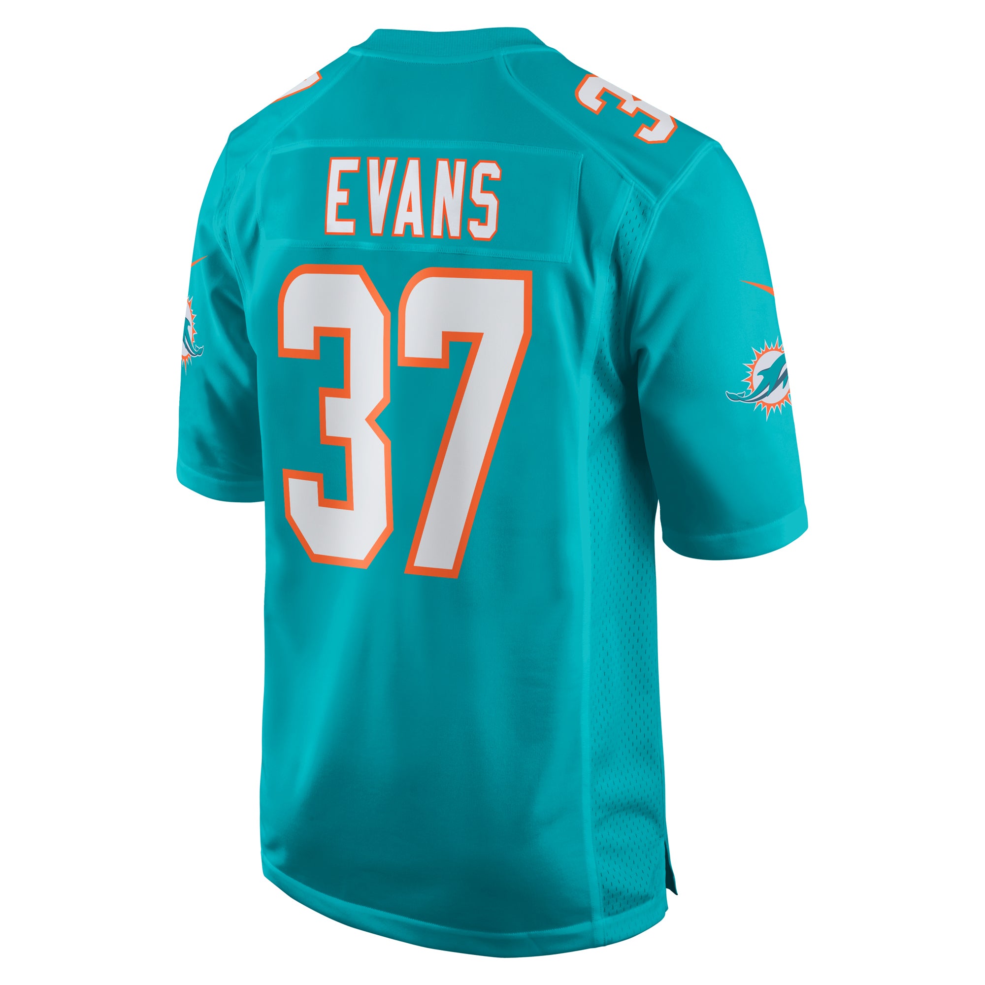 Darrynton Evans Miami Dolphins Team Game Jersey - ?Aqua