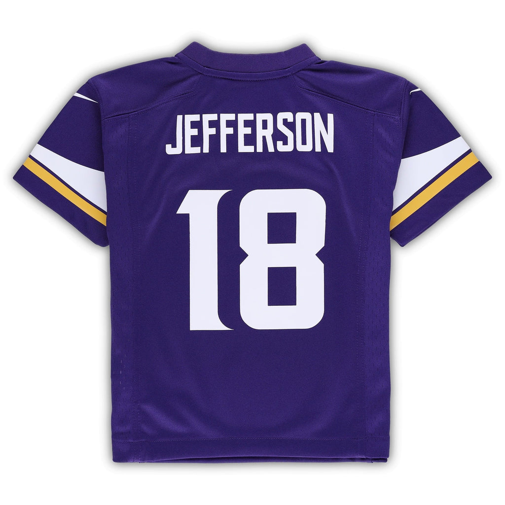 Preschool Justin Jefferson Purple Minnesota Vikings Game Jersey